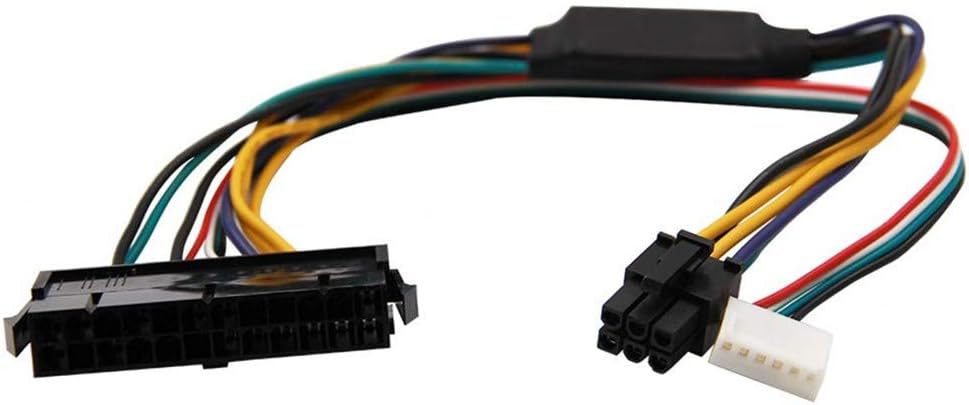 24 Pin to 6 Pin PCI-E ATX Main Power Adapter Cable for HP Z220/Z230 Workstation