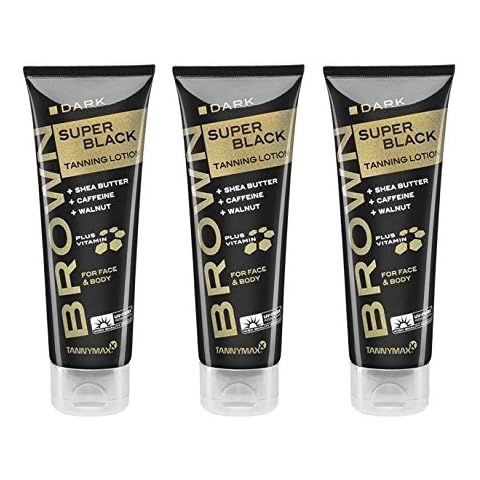 3x TannyMaxx - Brown Super Black Tanning Lotion 125ml Cover