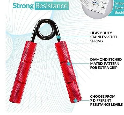 Buy Deviant Buzz Metal Hand Gripper For Strengthener 150 LBS-250