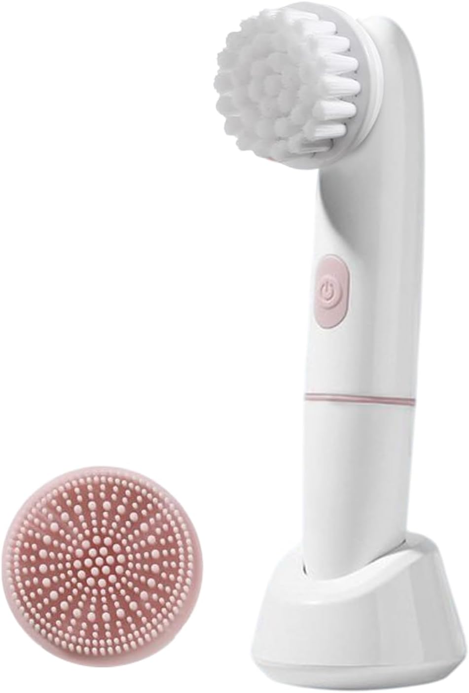 Elektrische gezichtsreinigingsborstel – gezichtsreinigingsborstel, gezichtsborstelschiller | Gezichtsmassager met 2 koppen, oplaadbare huidverzorgingstools voor mannen en vrouwen, waterdicht