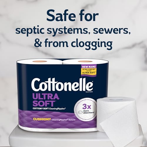 Image of Cottonelle Ultra ComfortCare Soft Toilet Paper 32 Family Mega Rolls