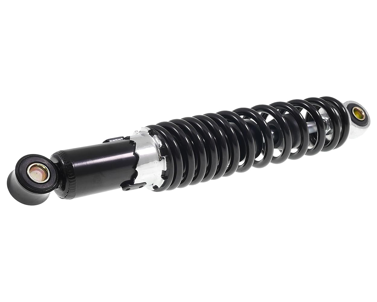 2EXTREME Stoßdämpfer Set kompatibel mit Simson Schwalbe, Sperber, Habicht, Star 50 2T AC Modelle, Länge 300mm, Augendurchmesser 10/8mm