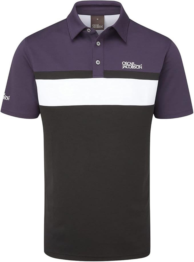Oscar Jacobson Mens Polo Shirt Short Sleeve Collared : Amazon.co.uk: Clothing