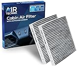 AirTechnik CF10729 Cabin Air Filter w/Activated Carbon (2 Pack) | Fits Chrysler 200, Cirrus, Sebring