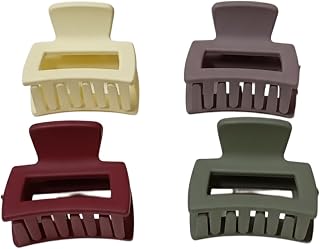 Alvero Korean Style Matte Hair Claw for Women & Girls, Strong Hold Non-Slip Assorted Jaw Clips, Stylish Thick & Thin Cluch... Price In India
