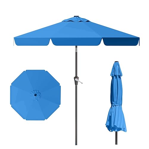 AreShark Patio Umbrella Table Market Umbrella w/Crank Outdoor Umbrellas for
