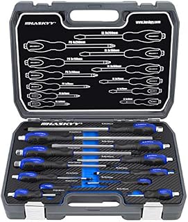 Screwdriver Set 12 pcs. I Tool Set I Screw + Slot Blade I Chrome Vanadium Steel