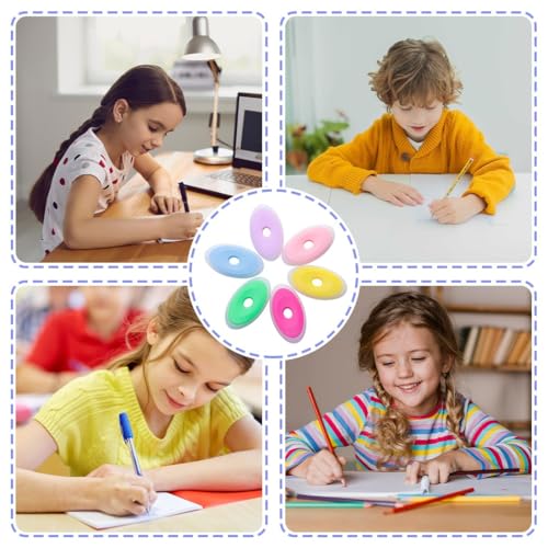 JEYORZY 12 Stück Radiergummi, Radierbarer Gelschreiber Stift Radiergummi, Silikonradierer zum Löschen von Thermotinte