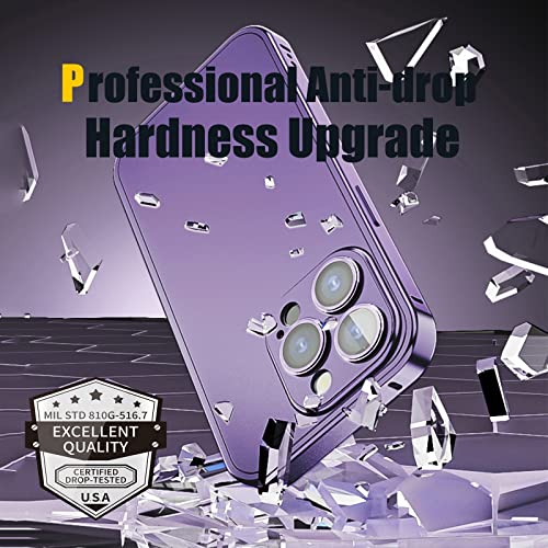 Coque iPhone 14 Pro Max et 14 en aluminium avec protection d'écran intégrée