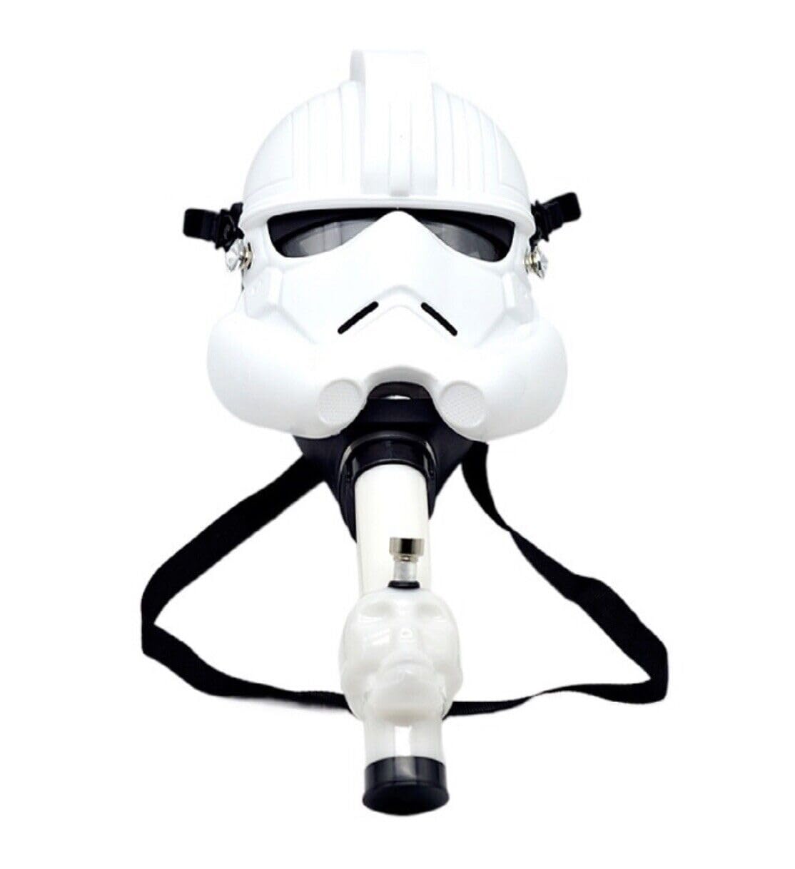 RAD Novelty Gas Mask Bong - Adjustable to Fit Any Person. Choose from Three Classic Designs (Storm Trooper)