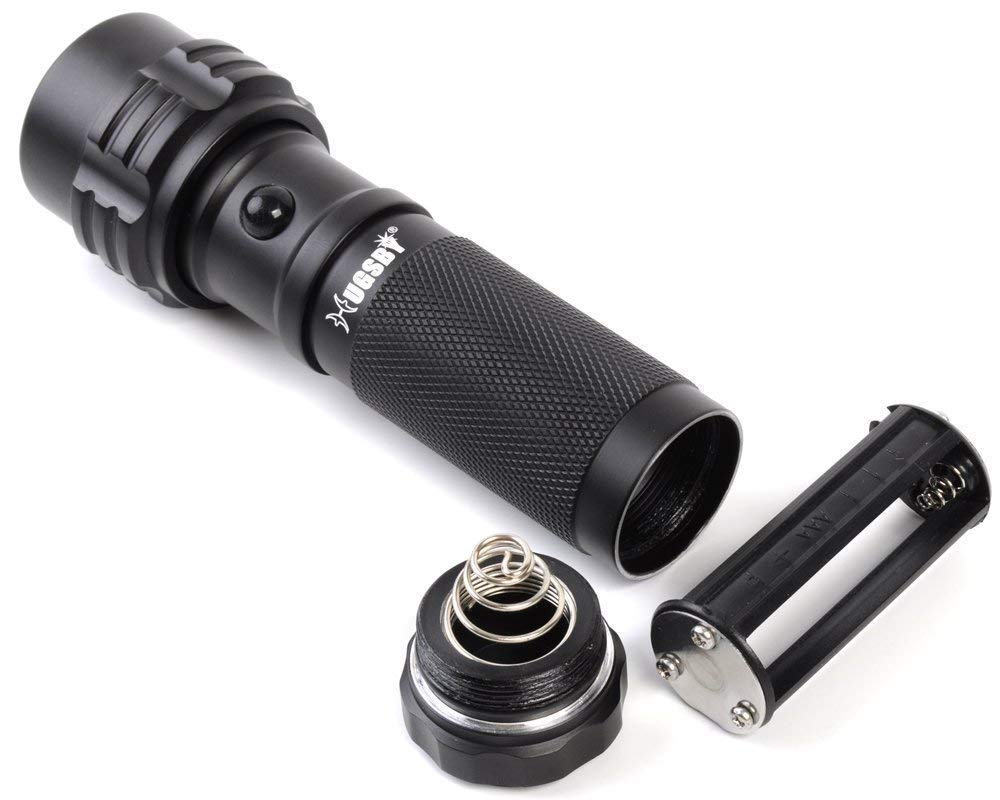 Torch Handheld Flashlight, Outdoor Handheld Tactical Flashlights with -Mode Trichrome LED Flashlight Road Signal Torch Penlight