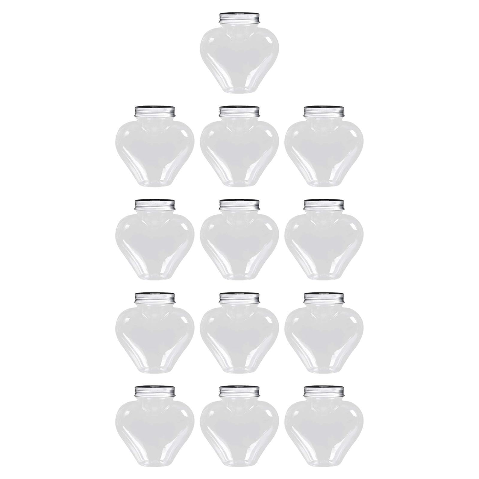 PIXZCSA Versatile Beverage Container 500ml Empty Juice Bottles With Caps for Creative Drinks And Celebrating Special Occasions Empty Juice Bottles With Caps