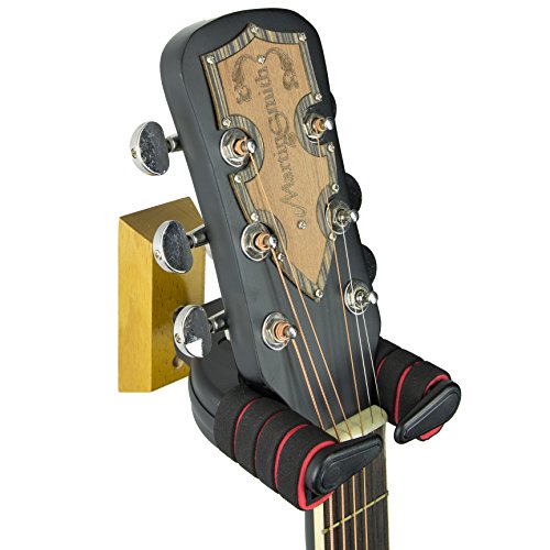 Rockjam 2-Pack Guitar Hanger And Wall Mount Bracket Holder For Acoustic And Electric Guitars #TOP6