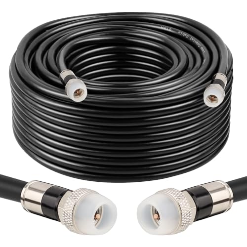 Câble coaxial RG6 30,5 m étanche 75 Ohm avec connecteurs F