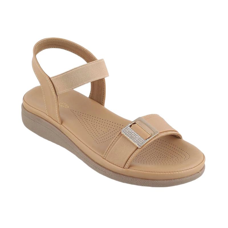 Image of tresmode STEPI Women's Casual Flat Sandals