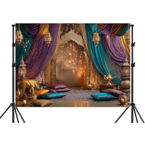 Fondo fotográfico vinílico 150x100 cm morado miniatura 3