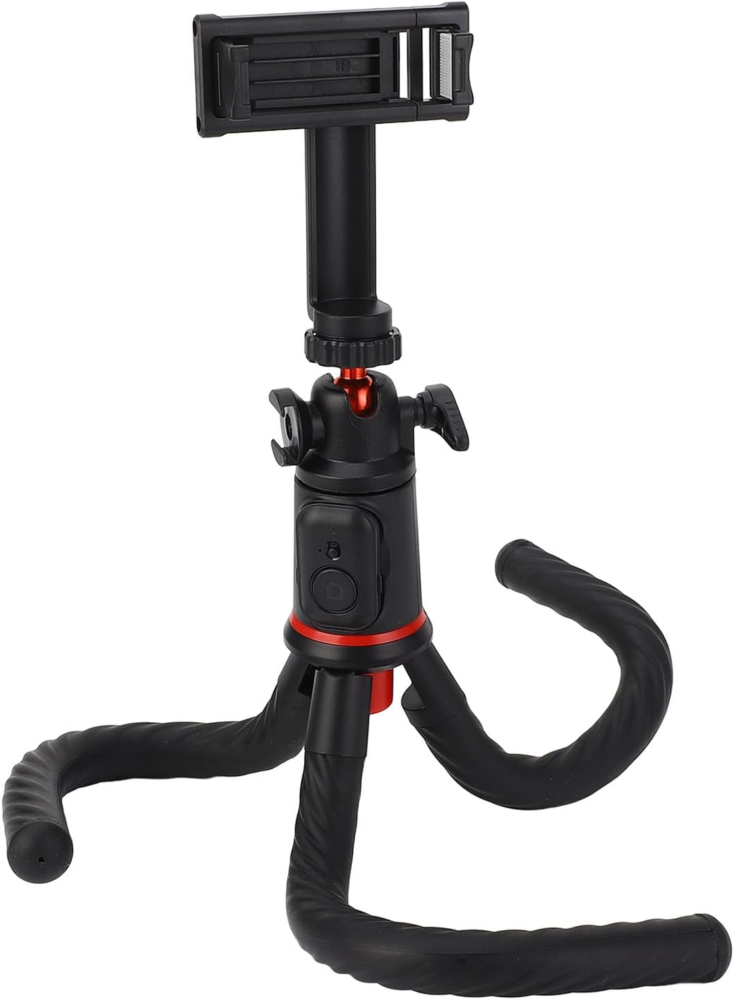 Octopus Selfie Stick Tripod, Extendable 360° Rotating BT Selfie Stick with Remote Control, Flexible Travel Tripod Stand for Video Recording