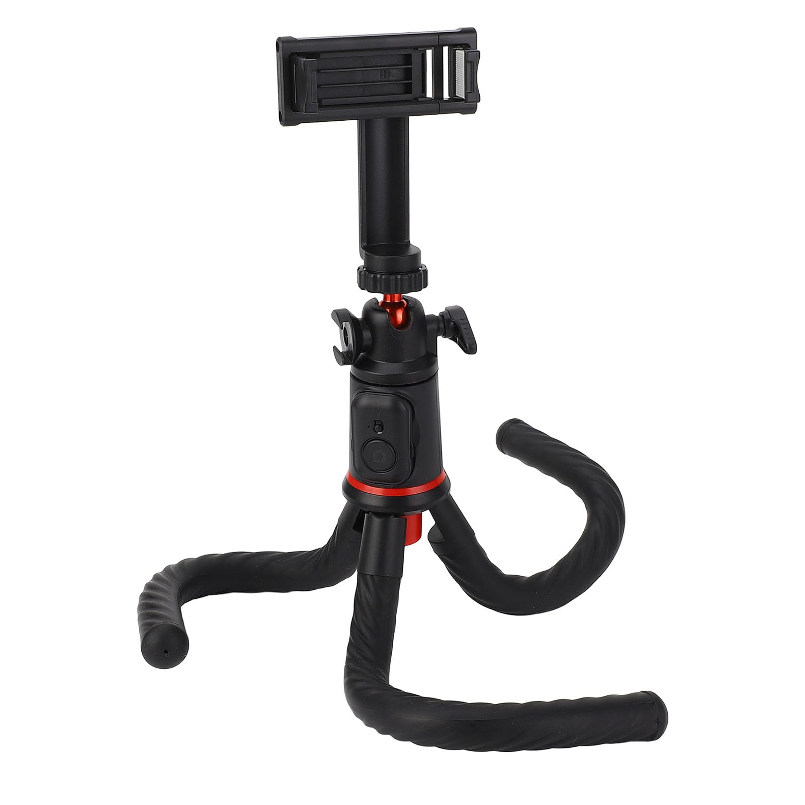 Treppiede Bluetooth Selfie Stick con Telecomando, Rotazione a