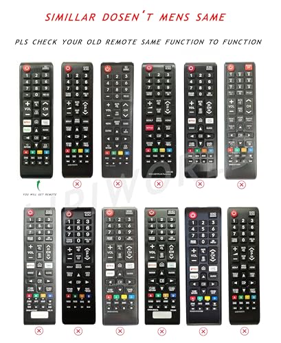 Image of LipiWorld SAM02 LCD LED Smart TV Universal Remote Control Work with Almost All with Netflix Prime Video hulu Function Compatible for Samsung Tv Remote