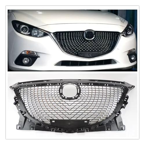 Grille de pare-chocs avant Mazda 3 protection maille抗冲击 calandre - 2