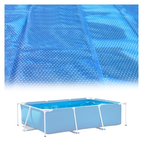 Telo Termico Piscina Copertura Solare Rettangolare Per Piscina, Copertura Per Riscaldatore, Personalizzabile Da 1 M A 10 M Coperture Solari Rettangolari Blu Per Piscine Per Piscine(WxL 150x150cm)