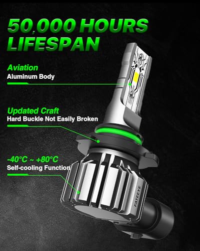 Image of π΅ π¬ π¬ π± /πππ― π΅ π¬ π¬ π² /πππ° Bulbs Combo - Pack of 4, Super Bright π°π¬,π¬π¬π¬ππ , π:π π¦πΆππ² 6500K Cool White, Fanless Silent Design, 50000-Hour Lifespan