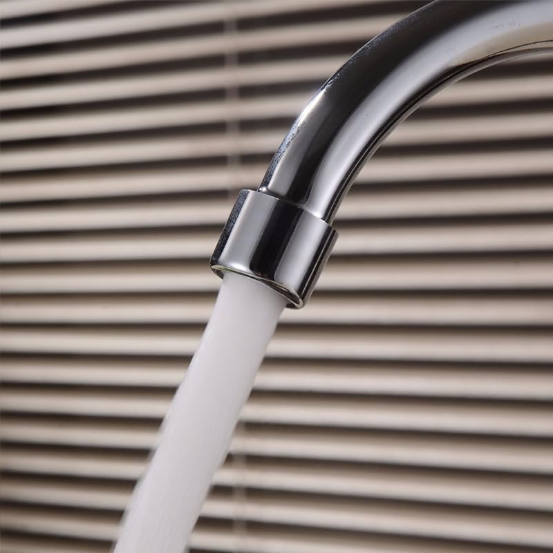 Brass Wall Mount Kitchen Faucet Rotating High-Arc Spout Single Lever Cold Water Tap for Mop Pool Sink(E)