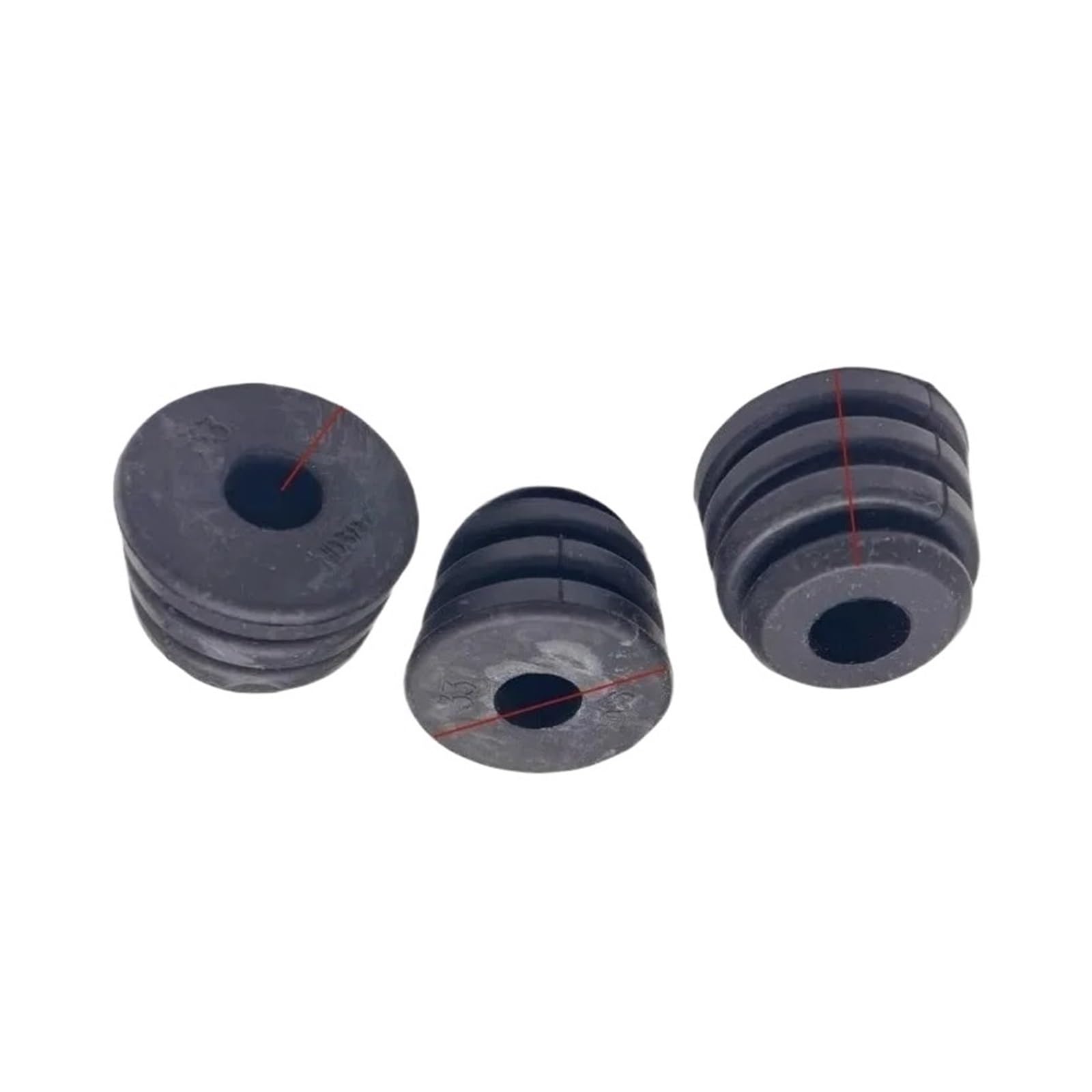 Ixllppyfn One Color 3Pcs Air Conditioner Compressor Vibration-Damping Rubber Pads Accessories