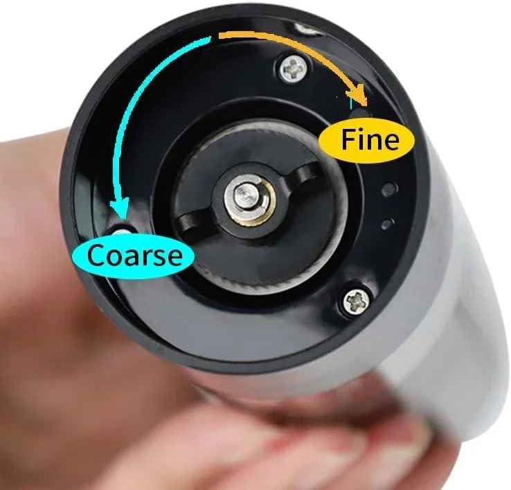 USB rechargeable electric salt and pepper grinder – Adjustable fineness – Large capacity – Automatically grinds spices – Convenient kitchen tool (USB Style 2pcs)