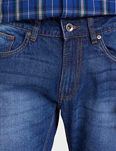 Image of Amazon Brand - Symbol Men Cotton Rich Stretchable Jeans | Casual Denim Relaxed Fit