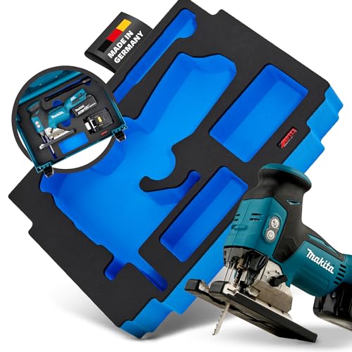 𝖠𝖯𝖳𝖤𝖷 Schaumeinlage passend für Makita Akku-Pendelhubstichsäge DJV 181 für MakPac...