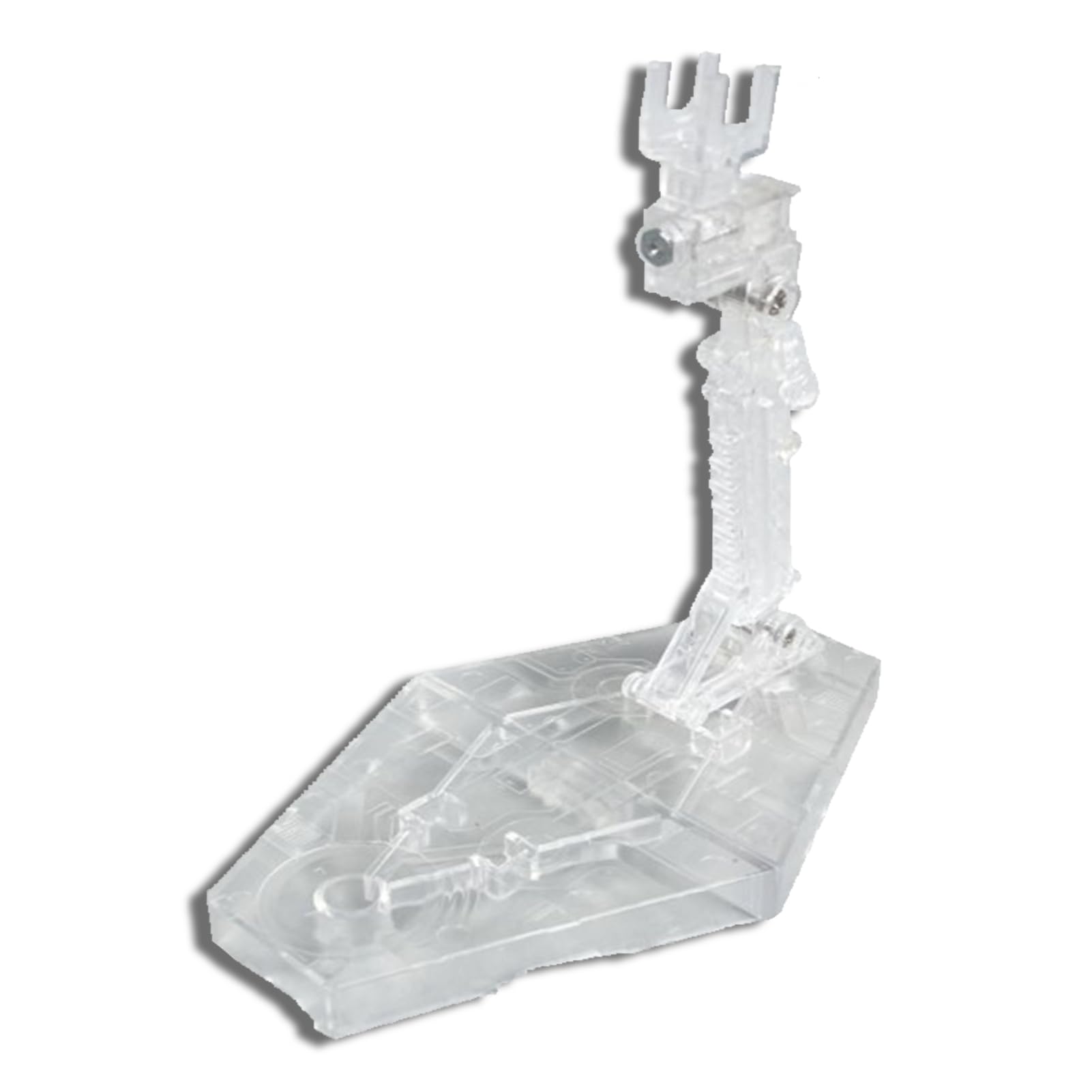 5 Pack Action Figure Stand Set Hobby Action Base pour SD BB RG HG 1/144 Modèle Modèle Affichage de jouets Poutien du support de poupée en plastique (transparent)