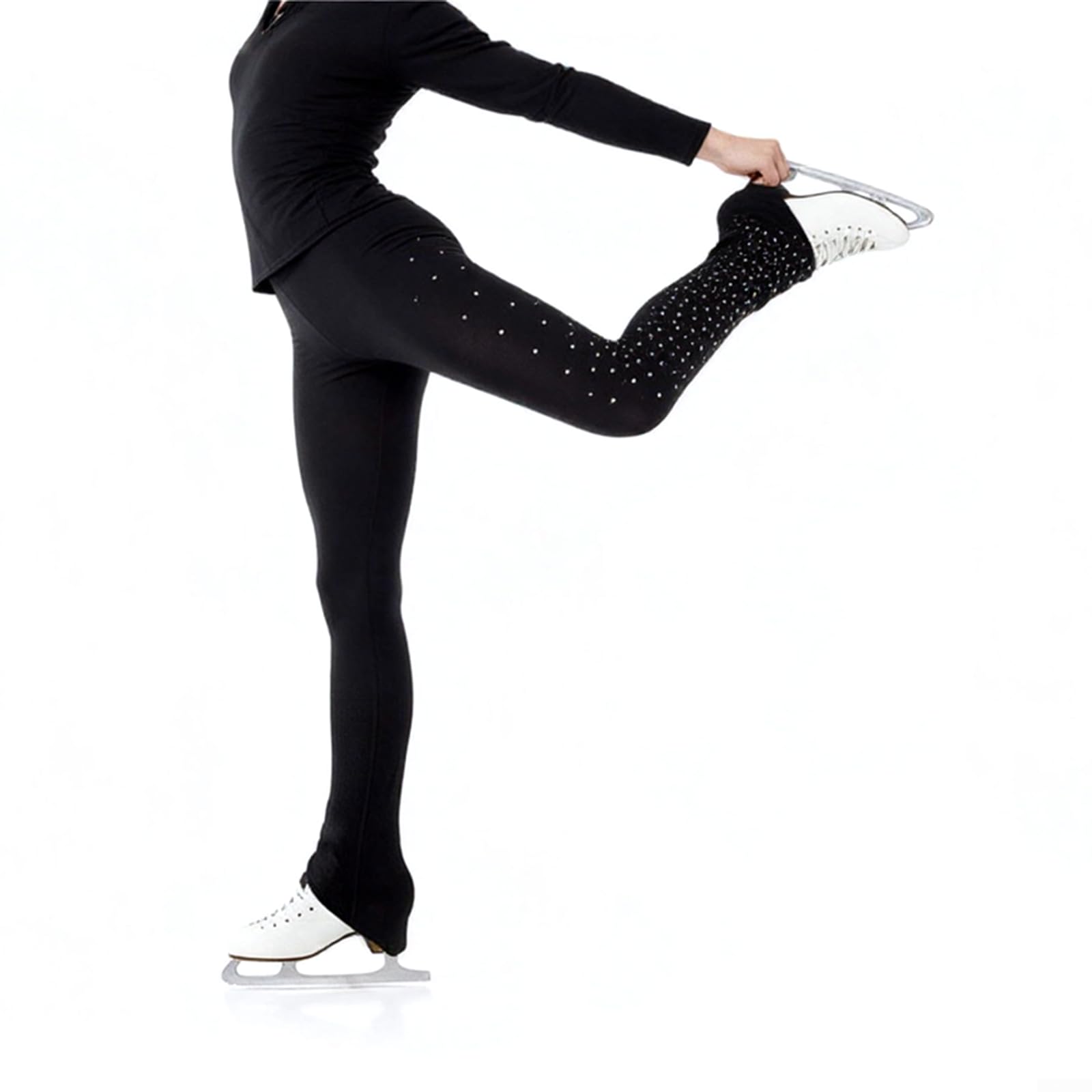 Mallas de patinaje transpirables de poliéster para
