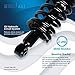 Detroit Axle - 2 Rear Struts for 2007-2011 Honda CR-V Pair Complete Struts with Coil Spring Assembly 2008 2009 2010 Replacement Quick Install Ready Suspension Strut Shock
