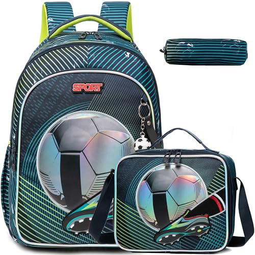 HTgroce Cartable Garçon Primaire Sac à Dos Garçon...