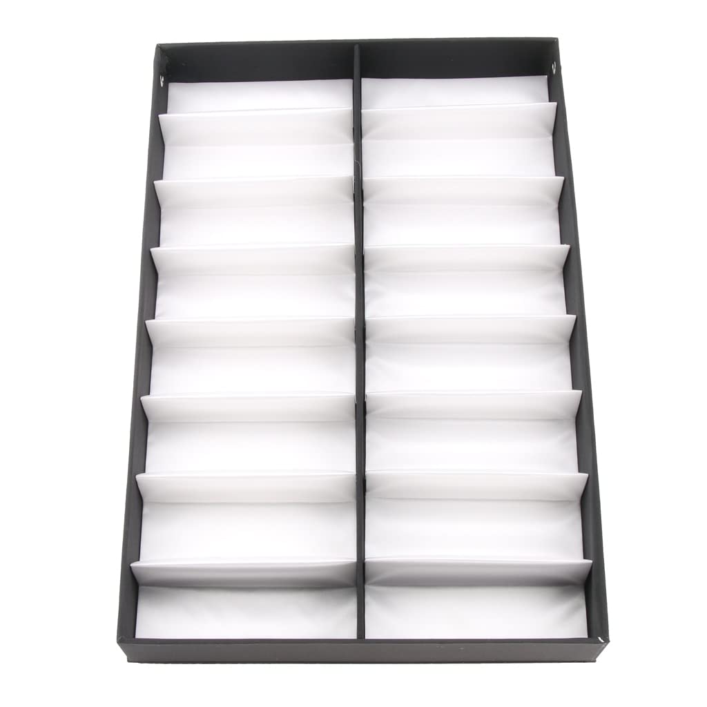 Estuche para Anteojos Caja de Almacenamiento for anteojos con 16 Ranuras, Estuche for exhibición de Joyas, Estuche for anteojos, Estuche for Gafas de Sol