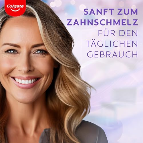 Colgate Zahnpasta Max White Purple Reveal 4x75ml - für weißere Zähne & ein strahlendes Lächeln – Bild 3