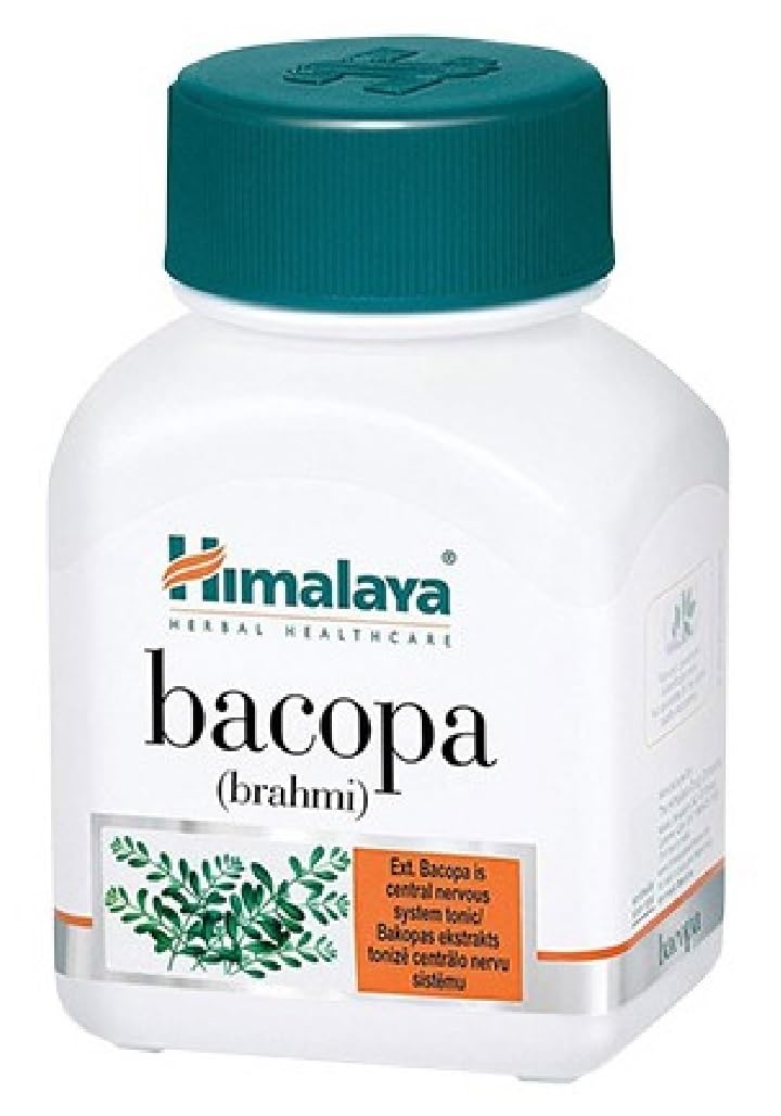 Himalaya - BACOPA | Brahmi biologique pour clarté mentale et tranquillité intérieure - 60 capsules