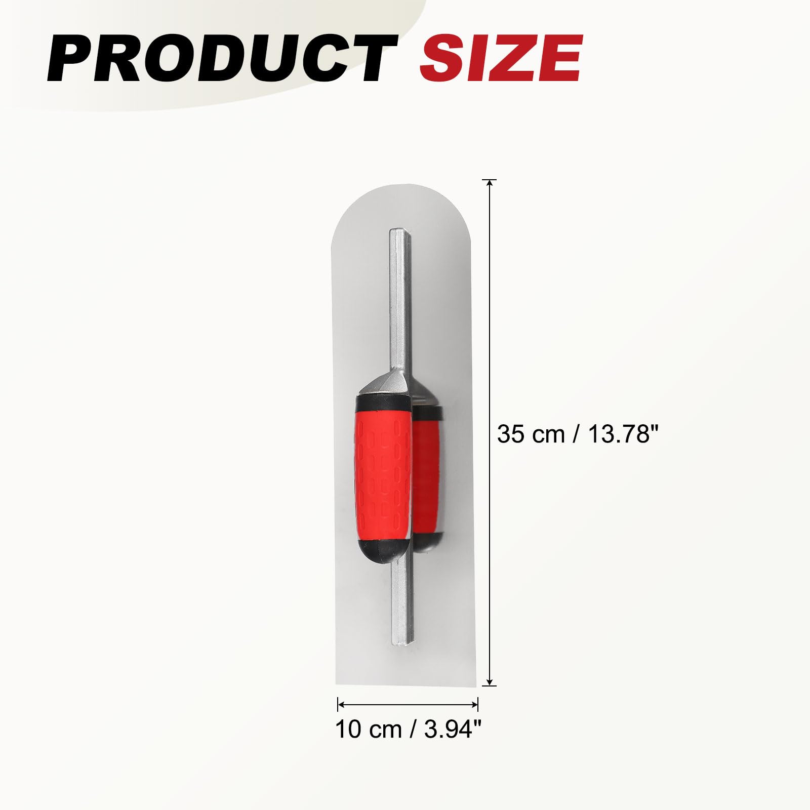 QUARKZMAN 2 PCS Llana Redonda Para Drywall 14" x 4" Herramientas Manuales