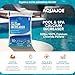 Aqua Joe Pool & Spa Calcium Chloride Pellets, 50 lb Bag – Calcium Hardness Increaser for Above & In-Ground Pools + Fast-Acting Ice Melt, CCPL50