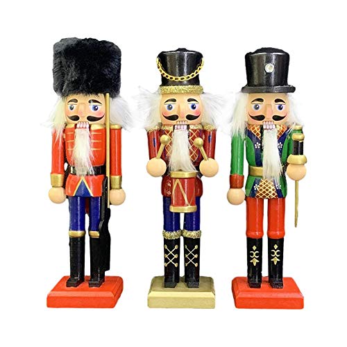 Figuras De Marionetas, Cascanueces De Navidad, Juego De 3 Piezas Soldado De Cascanueces De Madera De Navidad, Soldado De Marioneta De Cascanueces De 30 Cm, Para Adorno De Decoración De Habitación