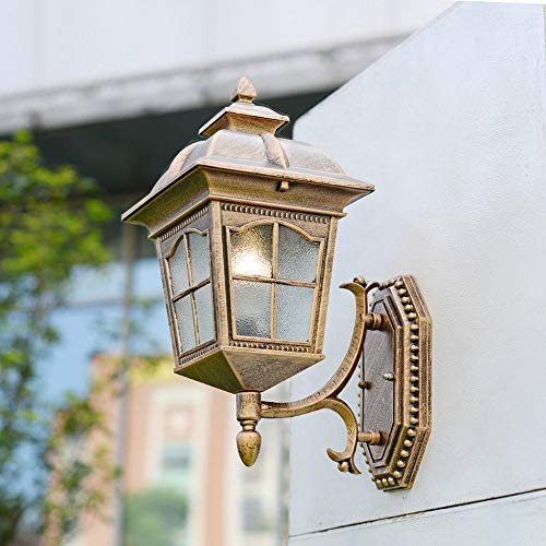 Lumière murale extérieure IP55 applique étanche pour porche jardin escalier avec porte-lampe E27