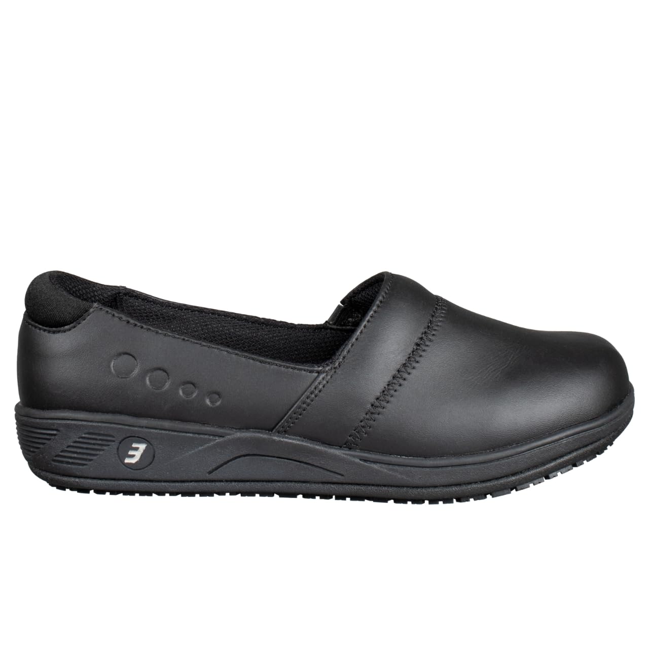 SAFETY JOGGER Sicherheitsschuhe für Damen 35 EU - Sophie - Leichter, Bequemer Klettverschluss Leder Arbeitsschuh, ideal für Pflege, Küche oder Innenbereich, rutschfest, Oxypas, Schwarz