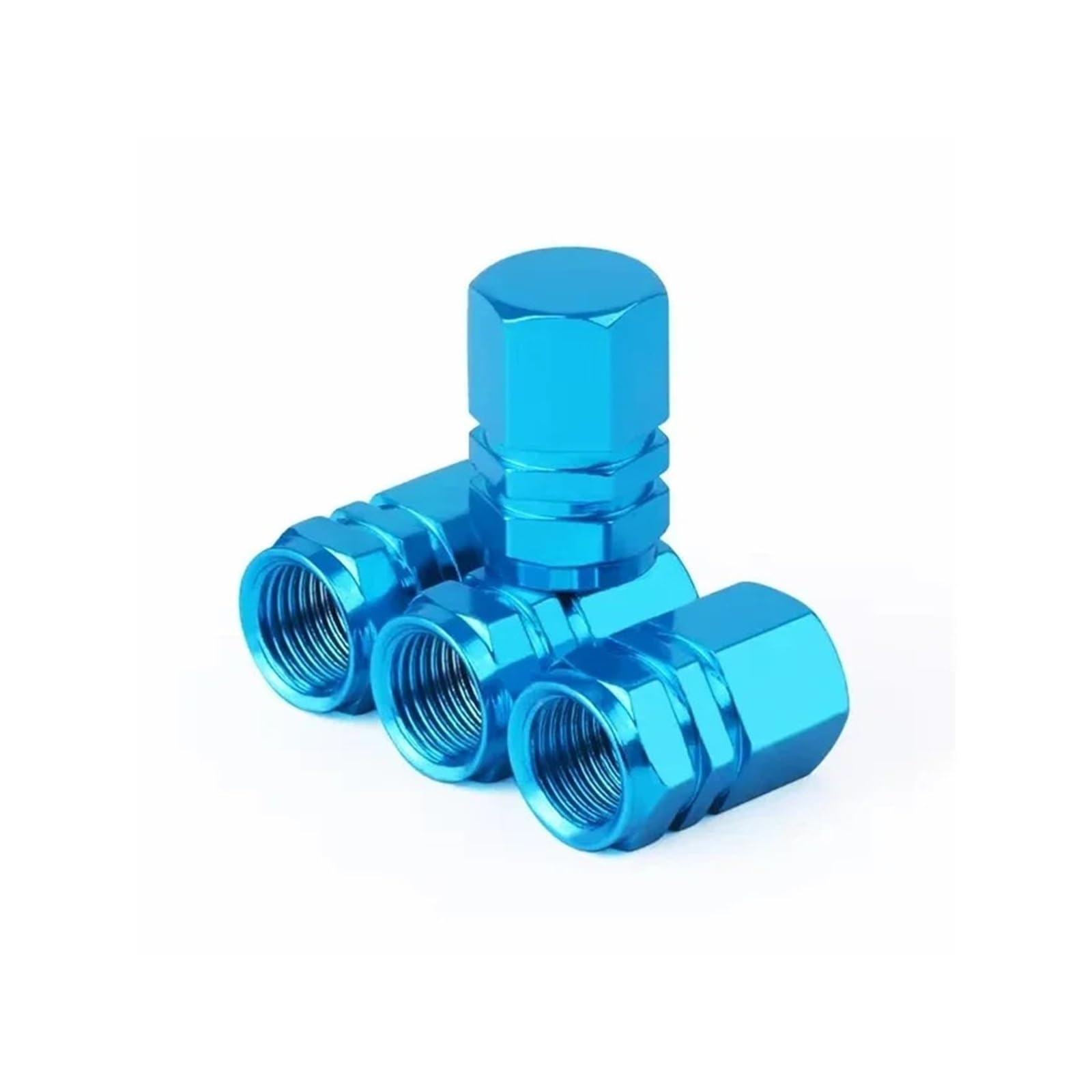 4 szt. aluminiowe nasadki zaworowe odporne na kurz wodoodporne do serii AITO (Sky Blue 4 szt.)