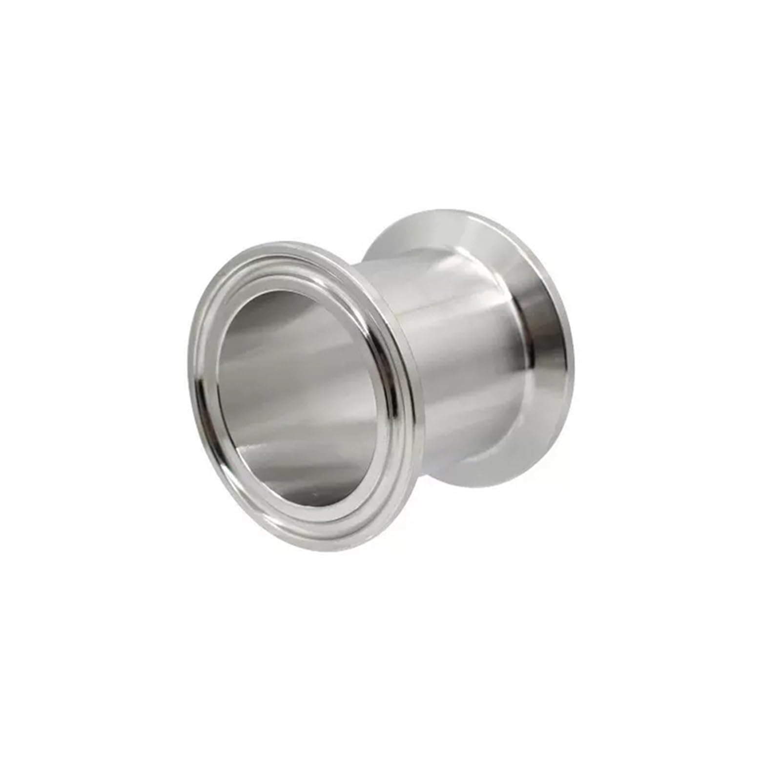 AARTERZZA 1pc 1.5” 2” Tri Clamp Spool Tube 304 Stainless Steel Pipe Fittings OD19 25 32 38 51mm, Length 43mm(51mm x Ferrule 64)
