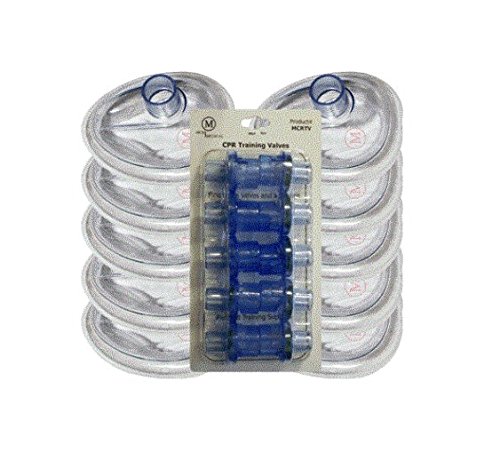 MCR Medical Supply MCRTM-A PVC Training CPR Pocket Resuscitator Face Masks and Valves