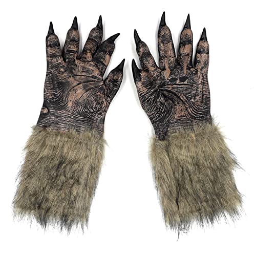 Manos de lobo para fiestas temáticas y disfraces de terror Bristol Novelty 5