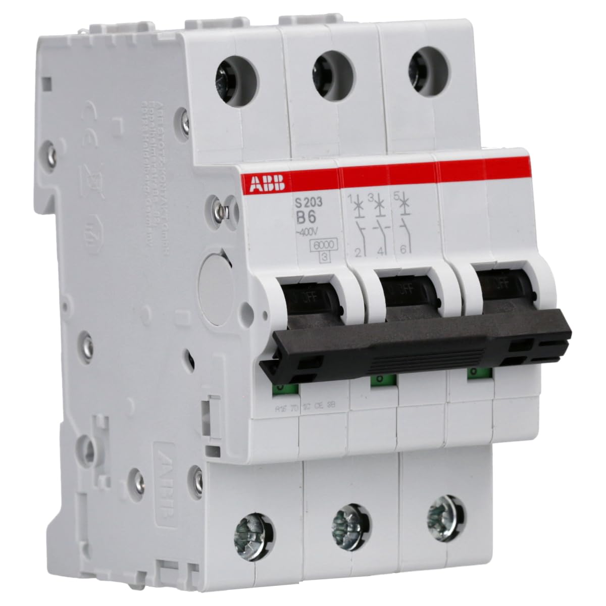 ABBS203 B6 Circuit Breaker 6 A