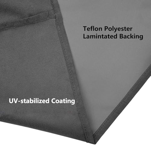 Aozzy Air Conditioner Covers for Window Units Ac Covers for Outside Unit Winter Outdoor Heavy Duty Waterproof Insulation Defender with Adjustable Straps 27.5" W x 19" H x 23" D Inches - Thumbnail 6