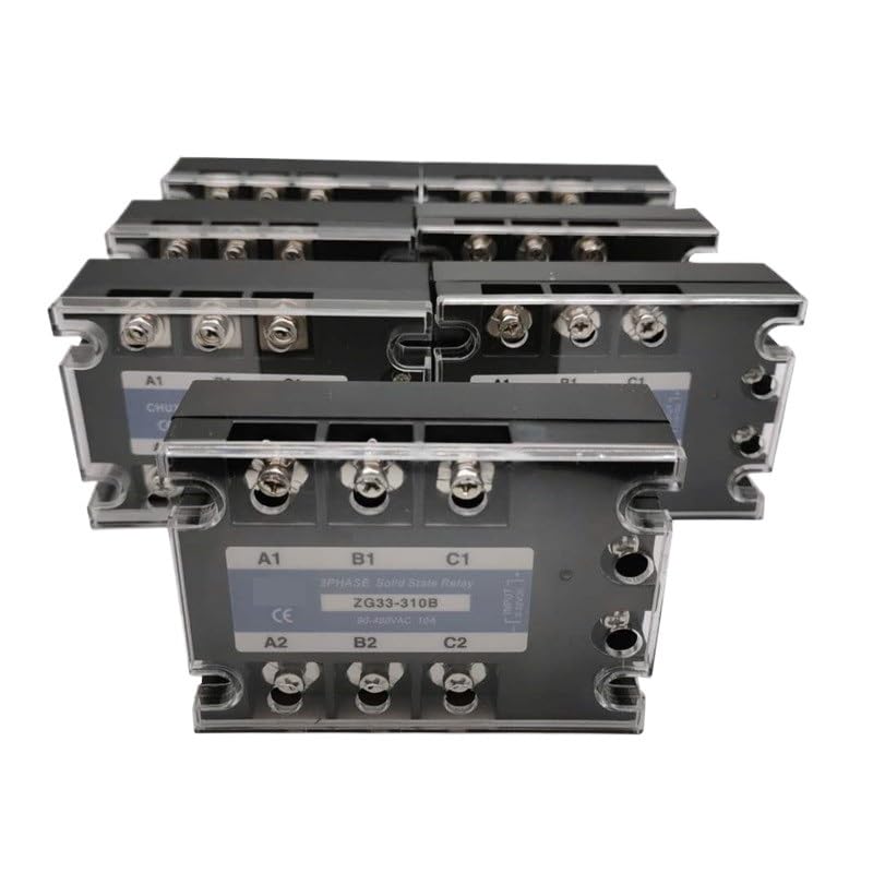 Relais triphasé SSR 40DA commande CC CA commutateur statique 25A 60A